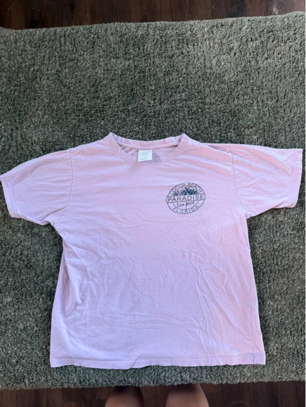 Southern Spirit Cocoa Beach Paradise Florida Graphic T-Shirt Medium
